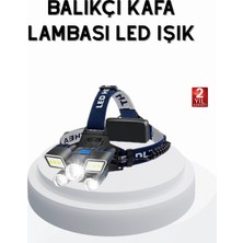Lizbon Center Profesyonel Şarjlı LED Far – Ipx5 Suya Dayanıklı, 4 Işık Modu, Hareket Sensörlü