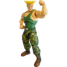 Shopwave Jada Street Fighter Figür Guile (15 Cm) - Street Fighter 2'den Hareketli Koleksiyon Aksiyon