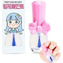 Shopwave I'm Pinky Kids Nail Paint Glassy Topcoat Çocuklar Için Soyulabilir Oje