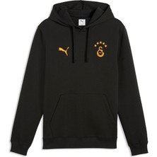 Puma Erkek Siyah Puma Gsk Ftbless Hoodie Fl Galatasaray Ftblessentıals Erkek Kapüşonlu Sweatshırt