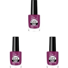 Shopwave City Color Nail Lacquer Oje (No: 31) 3lü Paket