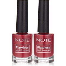 Shopwave Note Nail Flawless Oje 08 Romantic Time -Pembe (2 Paketi)
