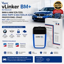 Vgate Vlinker Bm+ Arıza Tespit ve Gizli Özellik Açma Cihazı Bimmer Code Uyumlu BMW İçin