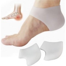 Shopwave Silikon Topuk Gömleği Dikeni Bunyon Çatlak Koruyucu Bandaj Ortopedik Ayak Destek Çorabı
