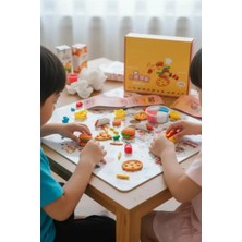 Shopwave Miniso Kil Serisi Küçük Aşçı – Eğitici Renkli Yemek Temalı Oyun Seti 15,5 cm