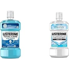 Shopwave Listerine Stay White 500ML + Listerine Advanced White 250ML (2’li Set)