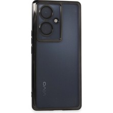 Ata Store Vivo V29 Lite Kılıf Razer Lensli Silikon - Siyah