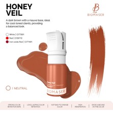 Shopwave Bi̇omaser Honey Veil Pudra Pigmenti, 12ML, Kaş Dudak Pigmenti, Leylak Koyu Kahve