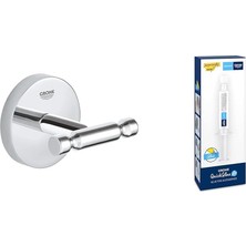 Shopwave Grohe Start Cosmopolitan Quickfix Bornoz Askısı + Quickglue A1 Yapıştırıcı Seti