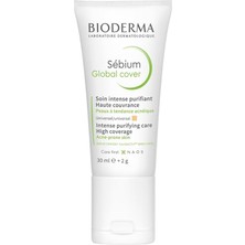 Shopwave Sébium Global Cover Sivilce Karşıtı Aha Salisilik Asit Içeren Renkli Bakım Kremi 30 ml