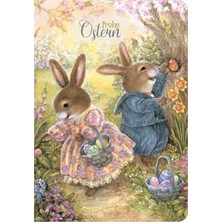 Shopwave Frohe Ostern: Klappkarte Mit Runden Ecken (Holly Pond Hill)
