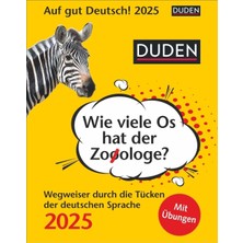 Shopwave Duden Auf Gut Deutsch - Wie Viele Os Hat Der Zooologe? Tagesabreißkalender 2025 - Wegweiser Durch D