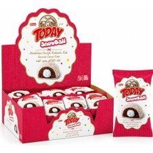 Elvan Today Snowball Hindistan Cevizli Kakaolu Kek - 45 gr x 24 Adet, Süt Kremalı Yumuşak Kek, Özel Günler İçin İkramlıklar