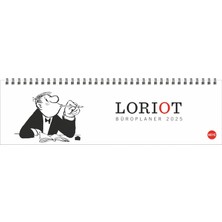 Shopwave Loriot Büroplaner 2025: Humorvoller Tischkalender Für Mehr Organisation Am Arbeitsplatz. Tischquerk