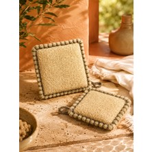 Köyceğiz Natural Doğal Kabak Banyo Lifi 15x15 cm | 2’li Set