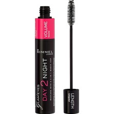 Shopwave Rimmel London Glam'eyes Day 2 Night Maskara, 001 Black