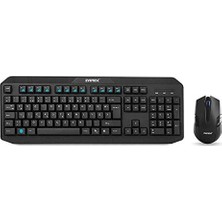 Shopwave Everest KM-3335 Siyah Ikisi Bir Arada 2 In 1 Kablosuz Q Multimedia Klavye + Mouse Set