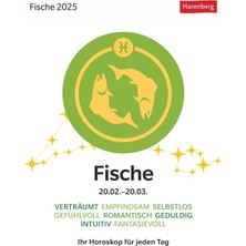 Shopwave Fische Sternzeichenkalender 2025 - Tagesabreißkalender - Ihr Horoskop Für Jeden Tag: Tischkalender