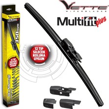 Shopwave Automix Vette Multifit Silecek 510 mm | Sessiz Iz Bırakmayan Silecek | Tüm Araç Modellerine
