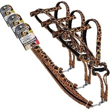 Shopwave Köp.uztm+Göğüs Tasması Leopar 15MM 120CM (3 Paketi)