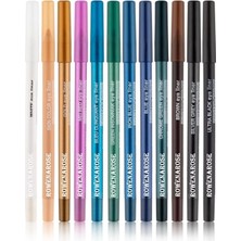 Shopwave 12 Renk Neon Yağlı Jel Göz Kalemi Renkli Eyeliner Renkli
