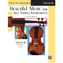 Shopwave Beautiful Music For Two String Instruments, Bk 3: Piano Acc.