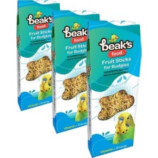 Shopwave Beak's Kuşlar Için Ek Besinler, Kutu, Meyveli Muhabbet Krakeri, 3 Ad x 10 Adet (3 Paketi)