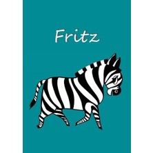 Shopwave Malbuch / Notizbuch / Tagebuch - Fritz: A4 - Blanko