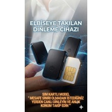Elbiseye Takılan Dinleme Ses Kayıt Güvenlik Cihazı