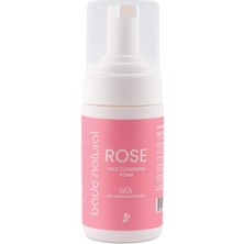 Shopwave Bade Gül Suyu Yüz Temizleme KÖPÜĞÜ%100 Doğal Vegan 125 ml