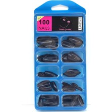 Shopwave Professional 100'LÜ Kutulu Badem Takma Tırnak & Kırılmaz Oje Tutar - Almond False Nails