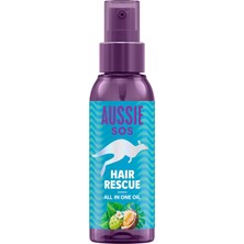 Shopwave Aussie Sos Hair Rescue All In One 100 Saat Nemli Saçlar Için Saç Yağı 100ML