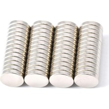 Shopwave Magenesis Neodimyum Mıknatıs DISK10X2 mm 52 Adet Mini Mıknatıs Son Derece Güçlü, Yaklaşık 2 kg Yapı