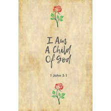 Shopwave I Am A Of God (1 John 3:1): Bible Verse: Perfect Size 110 Page Journal Notebook Diary (110 Pa