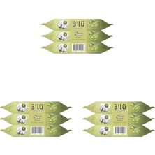 Shopwave Sleepy Pamuk Zeytin Cep Mendili 12X3X15 (540 Yaprak) (3 Paketi)