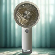 Güncelçarşı Şarjlı 3 Hız Ayarlı El Fanı Modlu Mini Vantilatör Çanta Tipi El Tipi Serinletici Küçük Fan