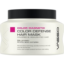 Shopwave Vasso Renk Koruyucu Maske | Boyalı Saçlar, Renk Koruma Serisi | Color Magnetic 525 ml