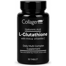 Collagen Forte Platinum L-Glutathione Hyalüronik Asit ve Vitamin C 30 Tablet Besin Takviyesi
