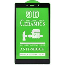 Shopwave Galaxy Tab A 8.0 T290 T295 T297 Tablet Seramik Ekran Koruyucu Siyah