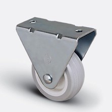 Shopwave Emes Sabit Maşalı Gri Teker 75 mm 50 kg (Kod: EP02 Zkc 75)