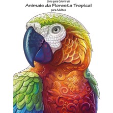 Shopwave Livro Colorir De Animais Da Floresta Tropical Adultos 1