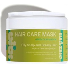 Shopwave Enzym Cosmetics Yağlı Saç Derisi Yağlı Saçlar Için Saç Bakım Maskesi 250 ml