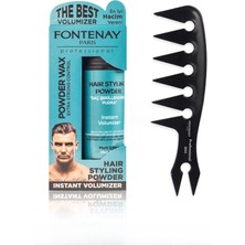 Shopwave Fontenay Saç Şekillendirici Pudra Toz Wax Mat Effect Mavı 20GR + Geniş Aralıklı Wax Tarağı 2'li Set