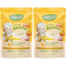 Shopwave Moochie Çorba Ödülü Tavuk-Balkabağı, 40 Gr, 1 Adet 2li Paket