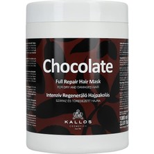 Shopwave Kallos Chocolate 1000ML Kuru Hasarlı Saçlar Için Kakao Özlü Tam Onarım Saç Bakım Maskesi