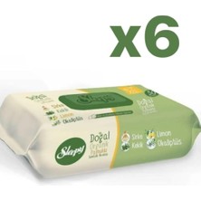 Shopwave Sleepy Doğal Organik Pamuklu Temizlik Mendili 6X50