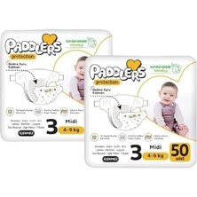 Shopwave Paddlers Protection Bebek Bezi 3 Numara (100 Adet) Bakım Seti