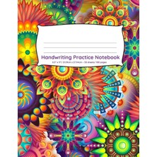 Shopwave Handwriting Practice Notebook: Bright Flowers 100 Pages Of Handwriting Practice For Back To