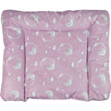 Shopwave Baby'ness Elyaf Dolgulu Pvc Alt Değiştirme Minderi, Sıvı Geçirmez, Tutmaz, Aydede Desenli, Pem