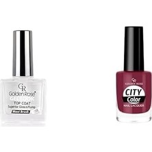 Shopwave Gel Look Top Coat & Oje Seti